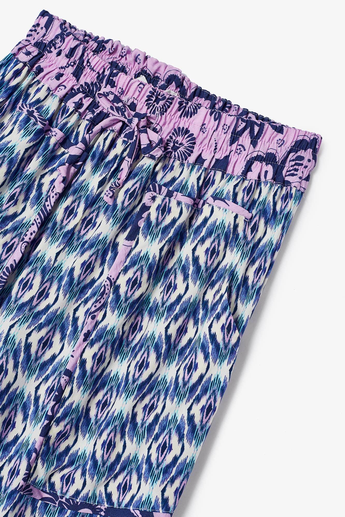 PANTALÓN SUSANITA MINI IKAT VIS AZUL