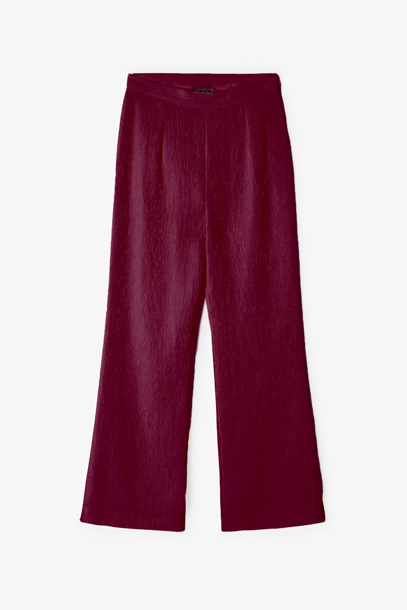 PANTALÓN CROP VELVET CIRUELA