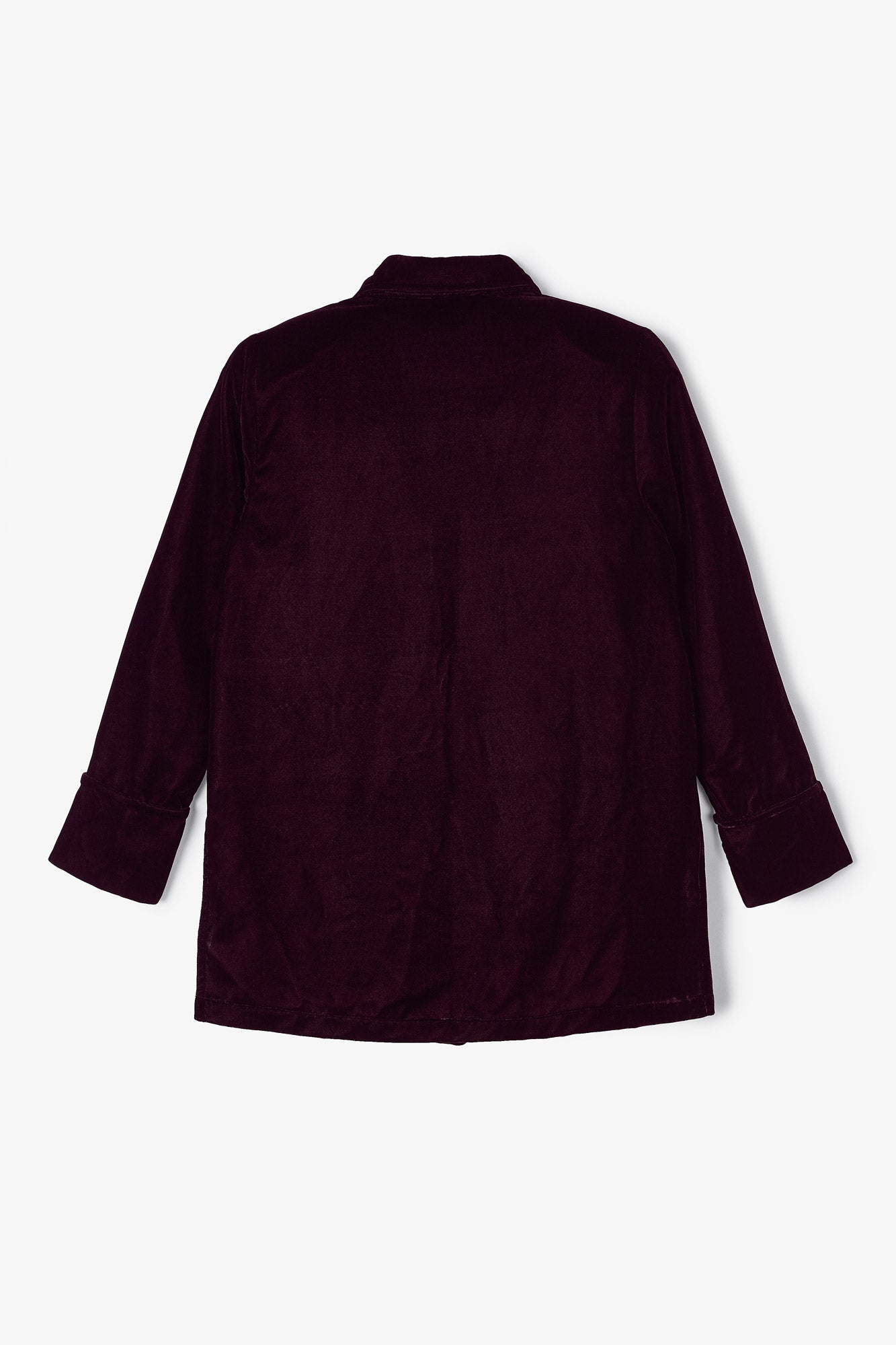 CHAQUETA ICON VELVET VINO