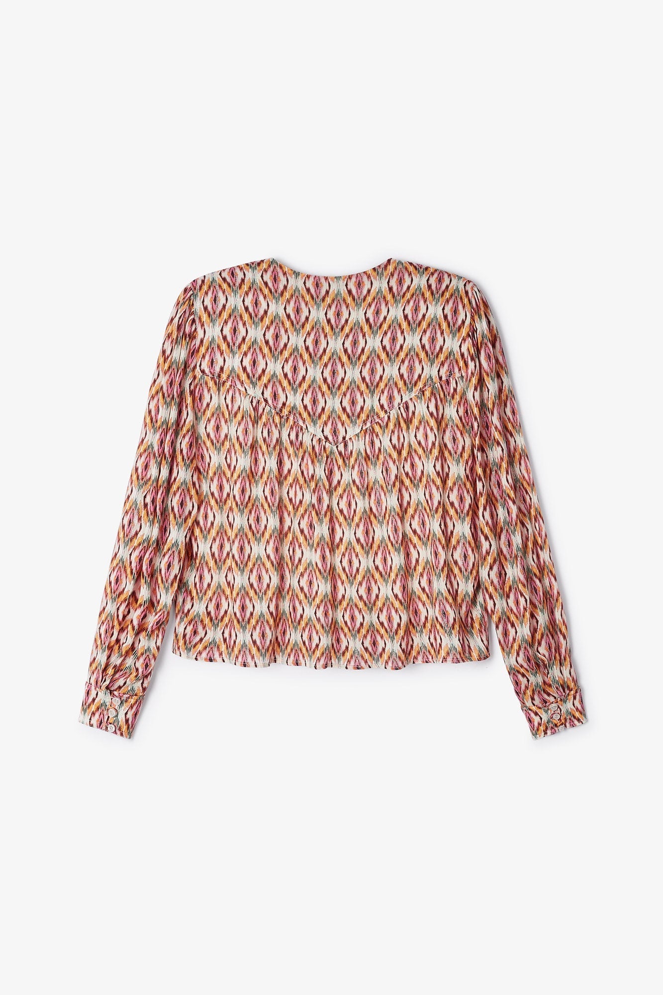 BLUSA BRUNELA MINI IKAT LUREX TEJA