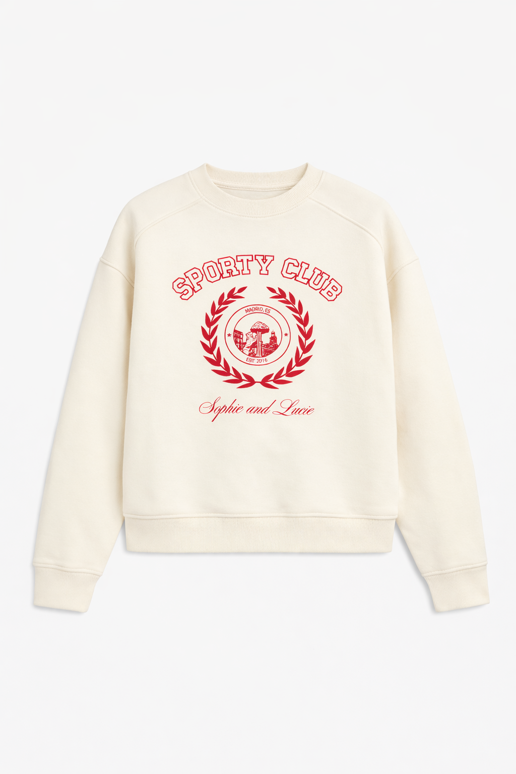 SPORTY RAW FLEECE SWEATSHIRT