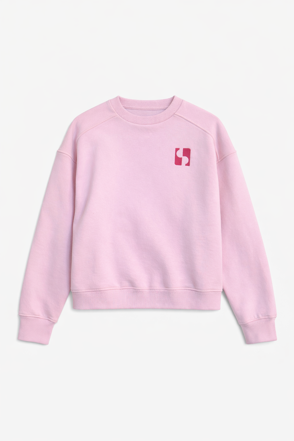 SUDADERA ICON FELPA ROSA