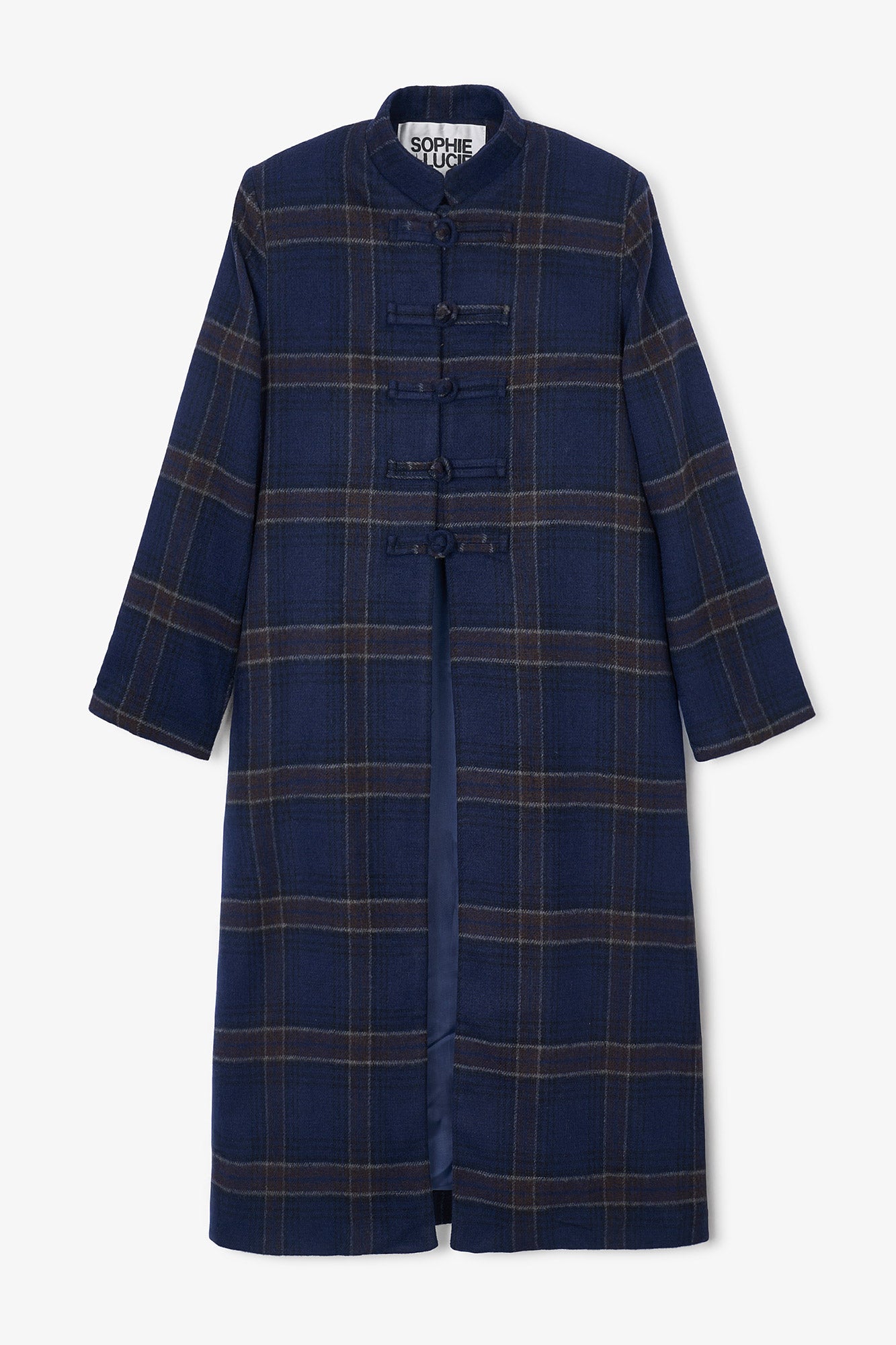 BLUE CHINISKI HARRIS COAT