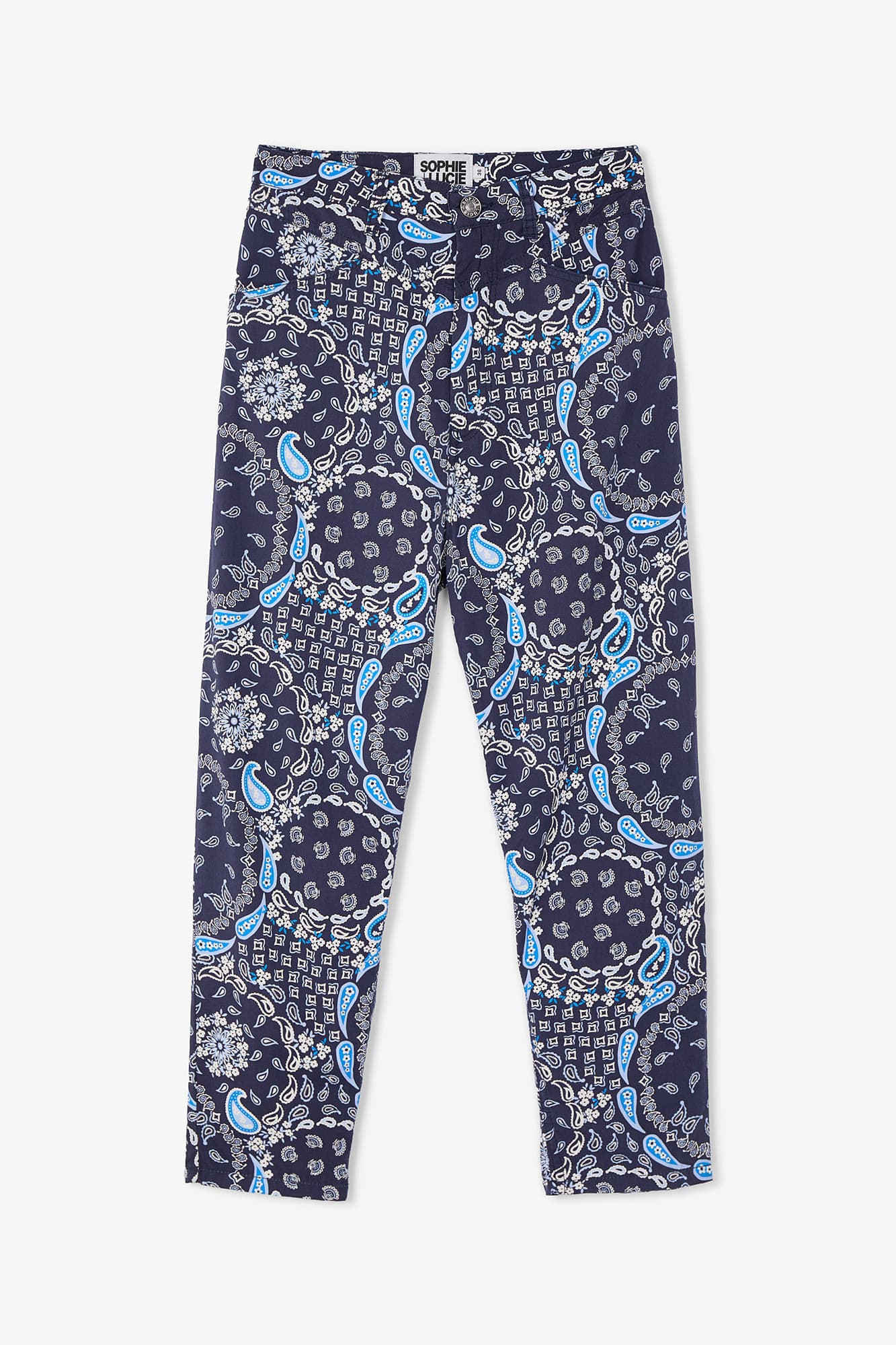 JEANS CORSE BANDANA AZUL