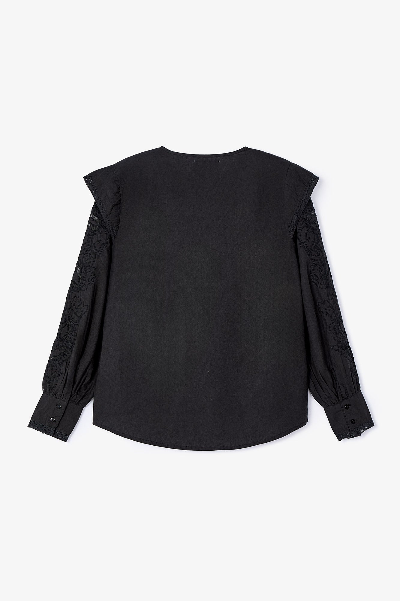 BLUSA DELI POPELIN NEGRO