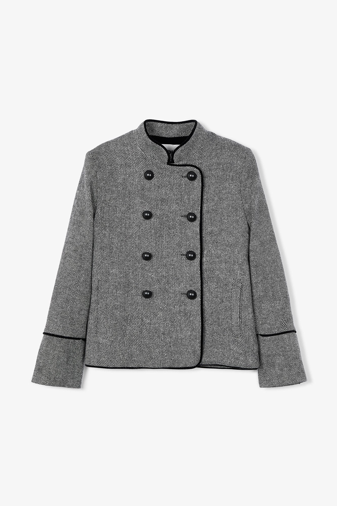 CHAQUETA VIENA CHEVIOT GRIS