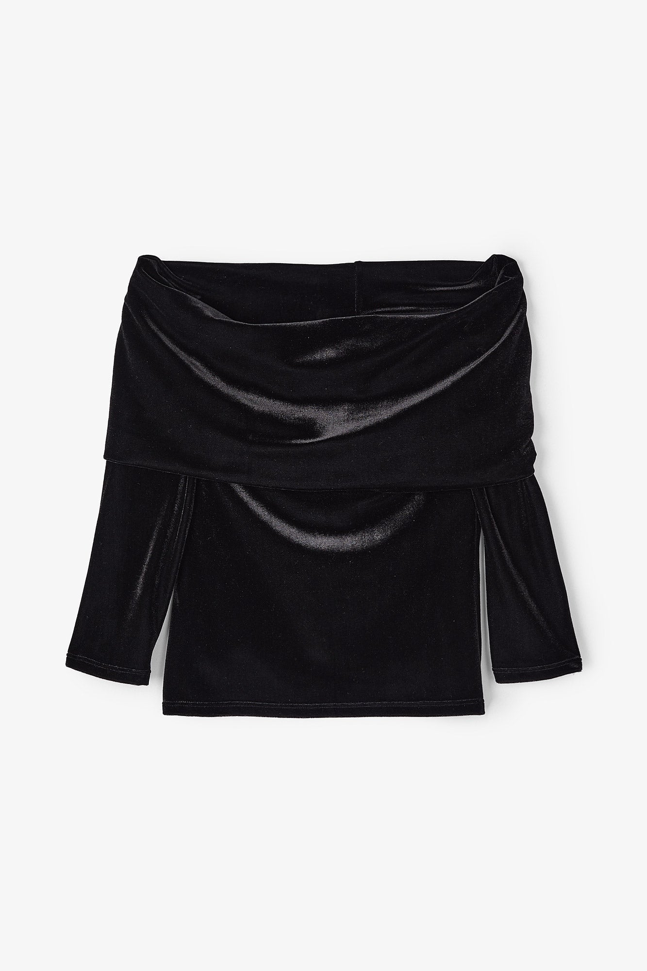 TOP GIORGIA VELVET NEGRO