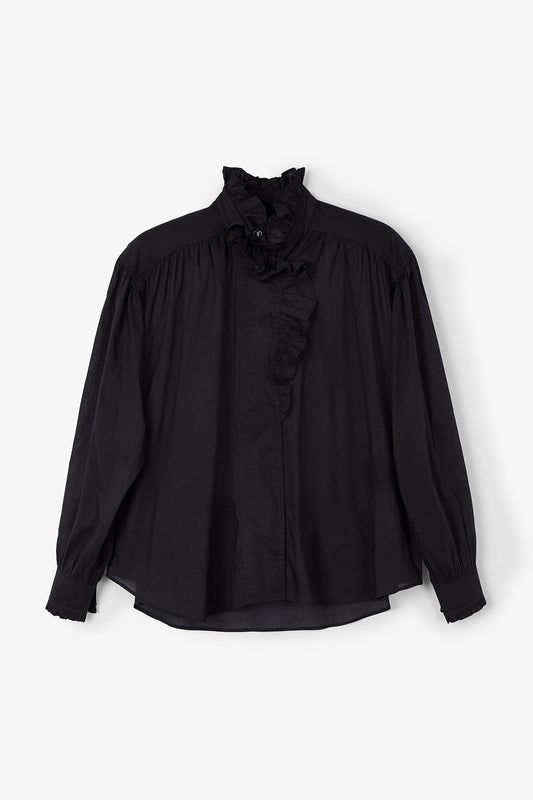 BLUSA MARIBEL VOILE NEGRO