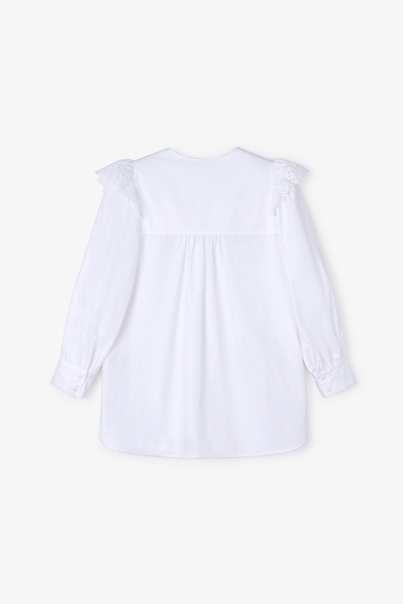 BLUSA FEDERICA POPELIN BLANCO