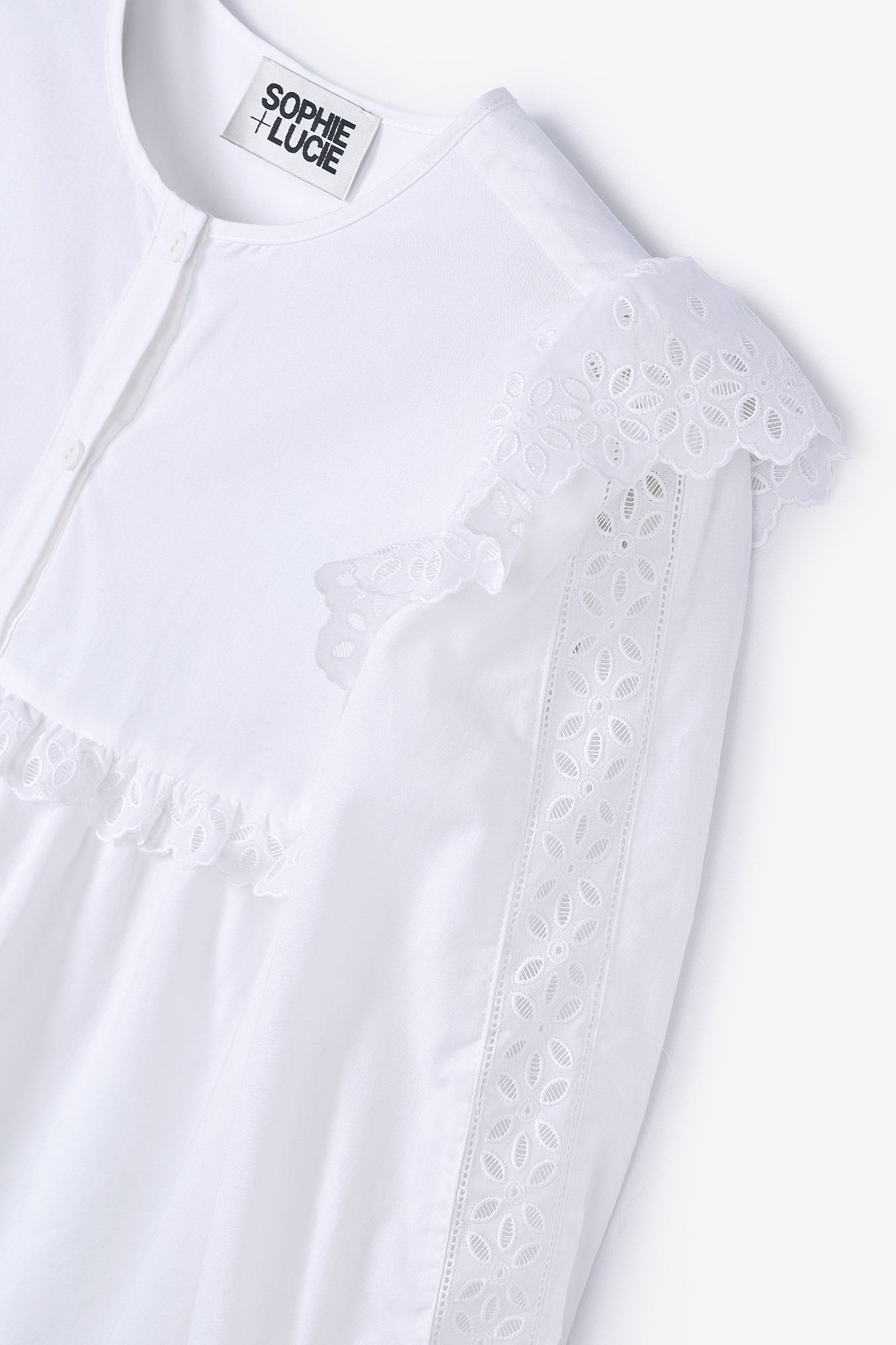 BLUSA FEDERICA POPELIN BLANCO