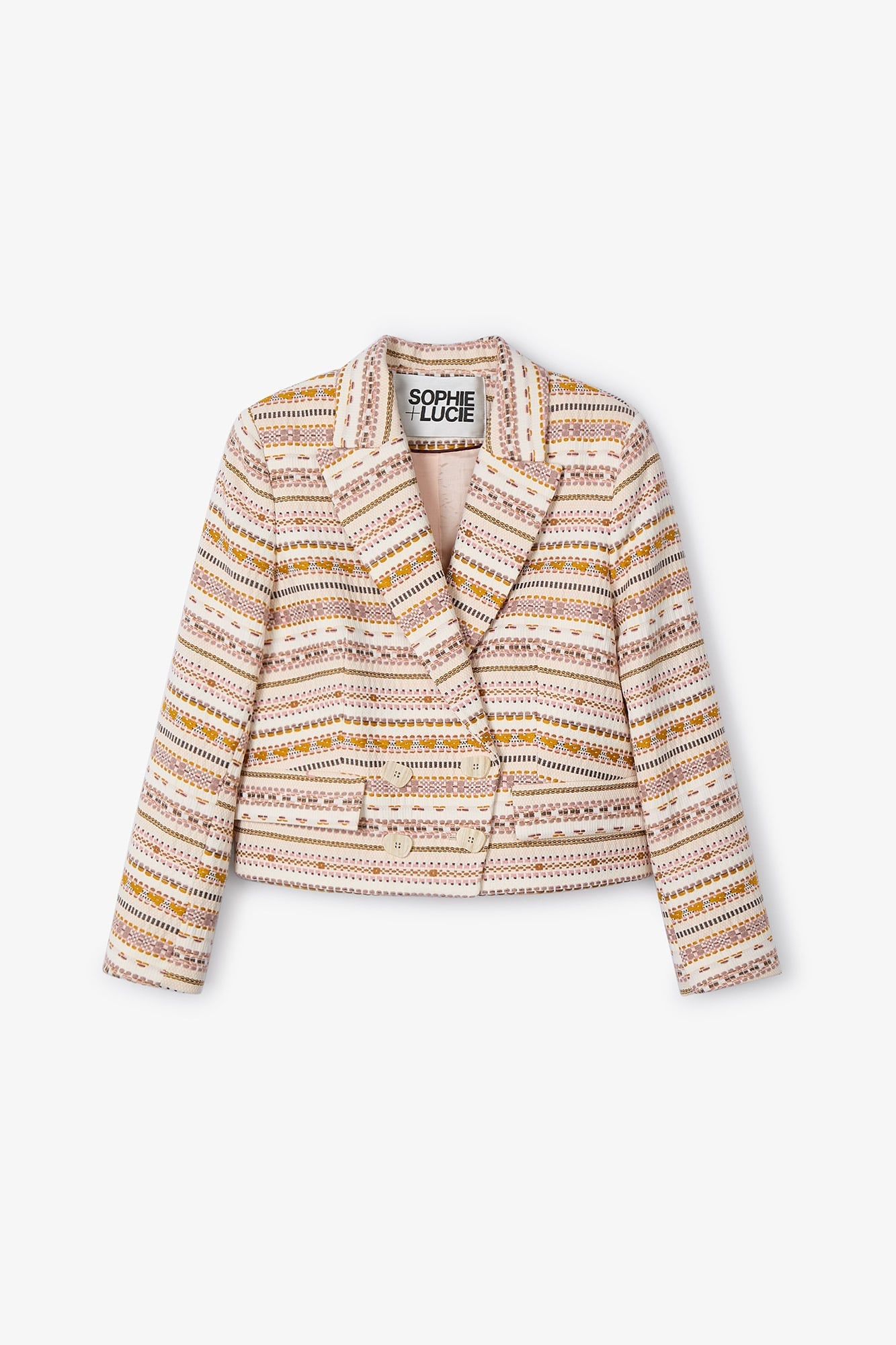 CHAQUETA SPENCER BORDADO PASTEL PV24