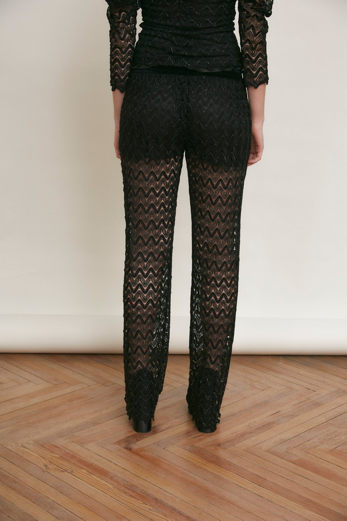 PANTALON TRANSPARENCIA ZIGZAG