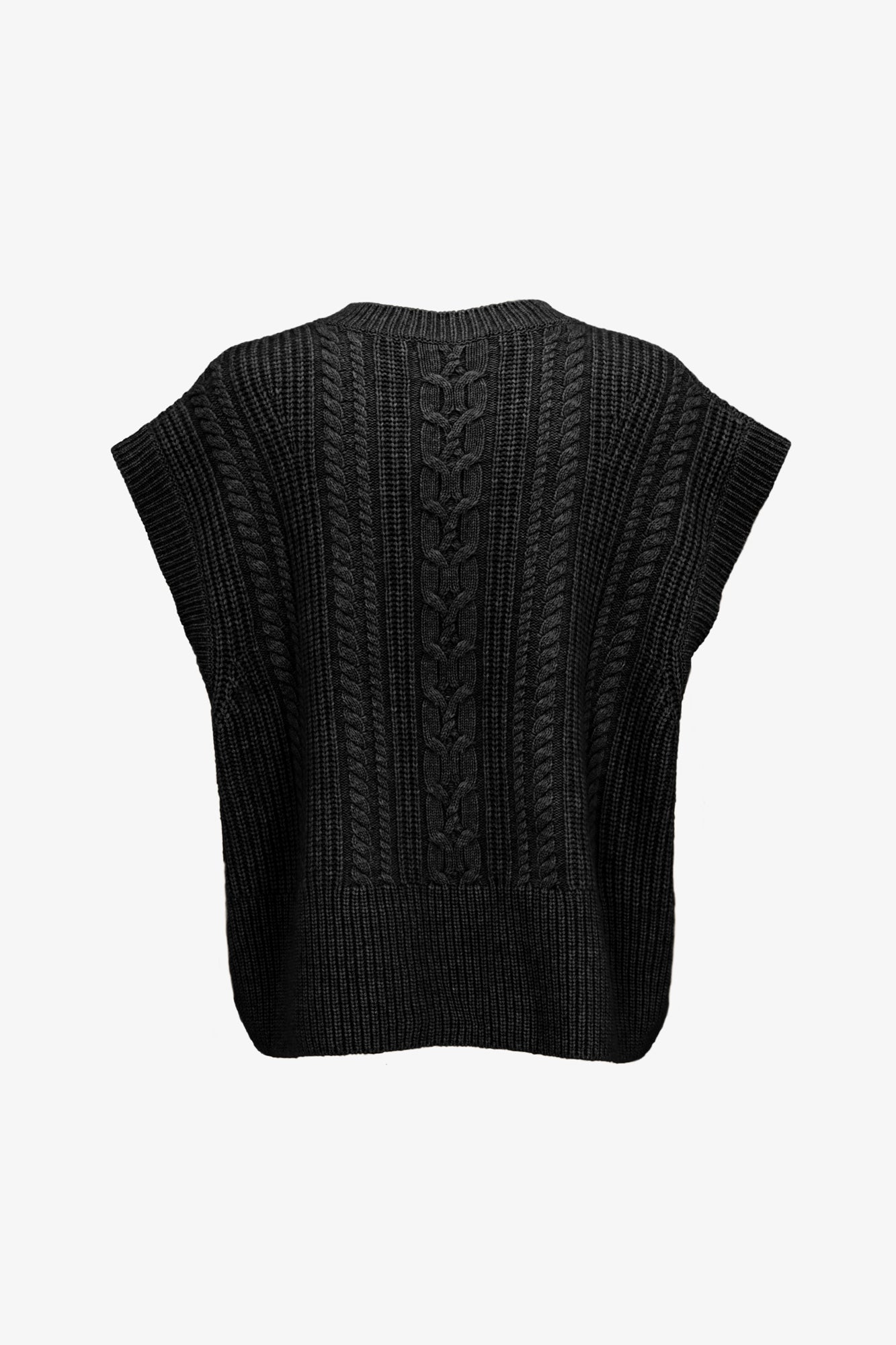 CHALECO OCHOS CASHMERE NEGRO