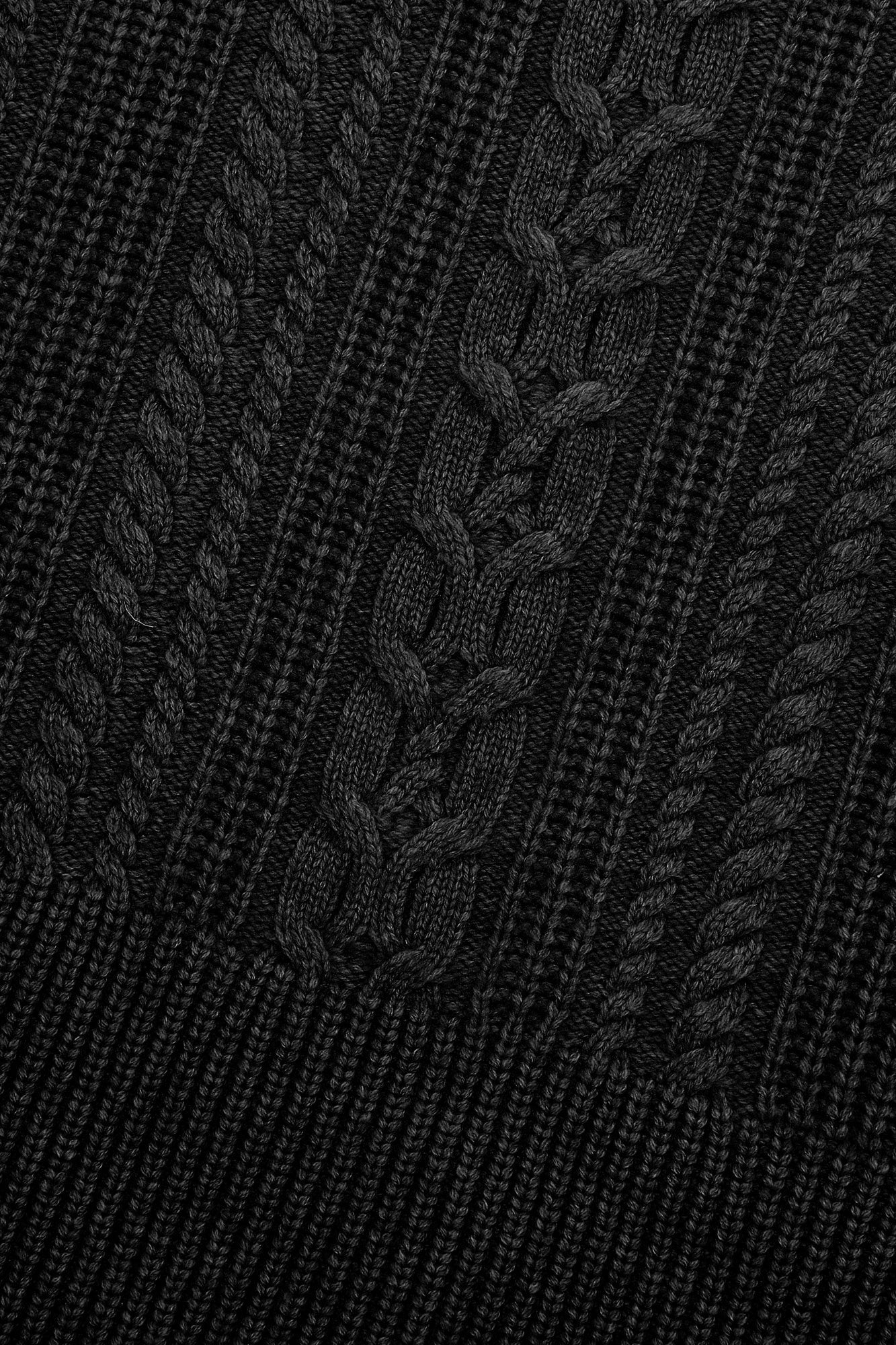 CHALECO OCHOS CASHMERE NEGRO