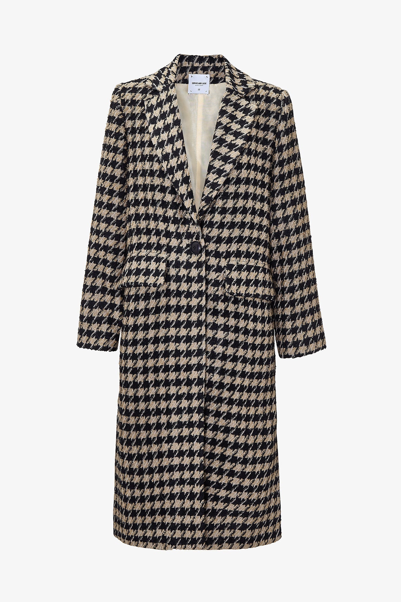 HOUNDSTOOTH COAT