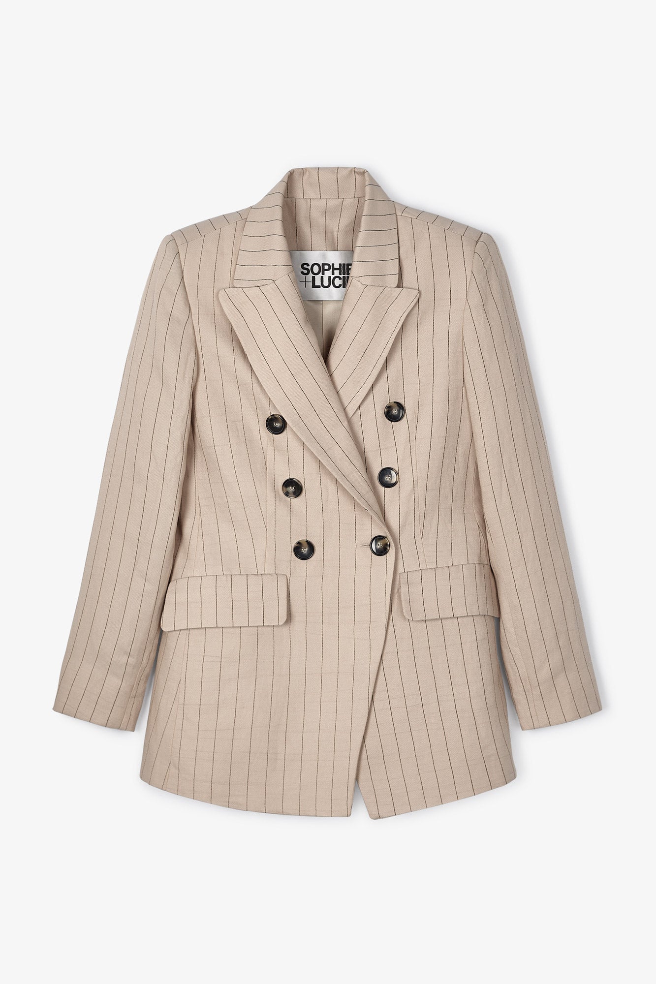 BLAZER CRUZADA DIPLOMATICO BEIGE