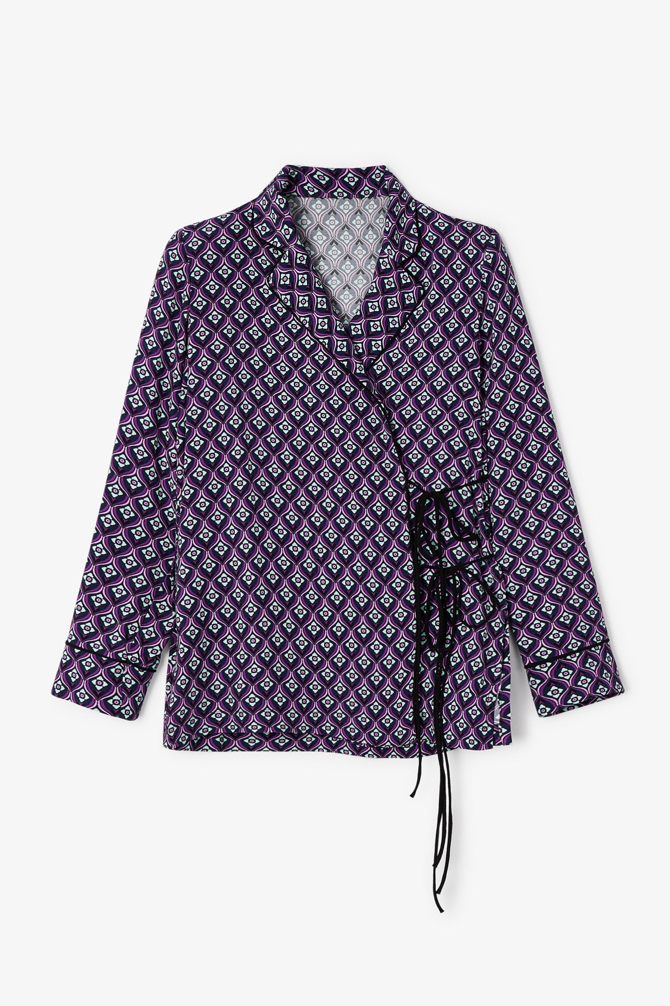 CHAQUETA CINTAS CELOSIA MORADO