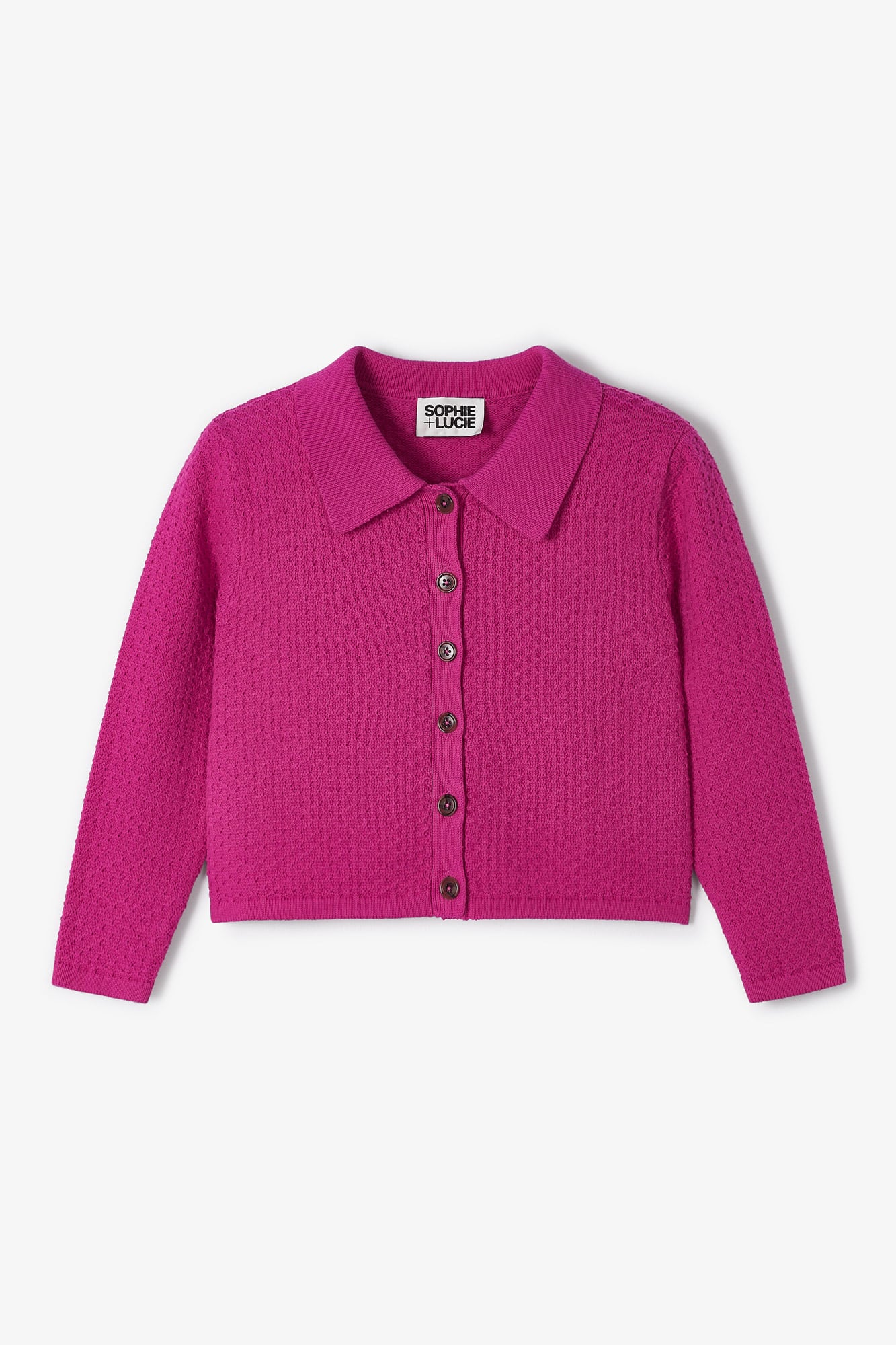 ANTONIA JACKET FUCHSIA KNIT