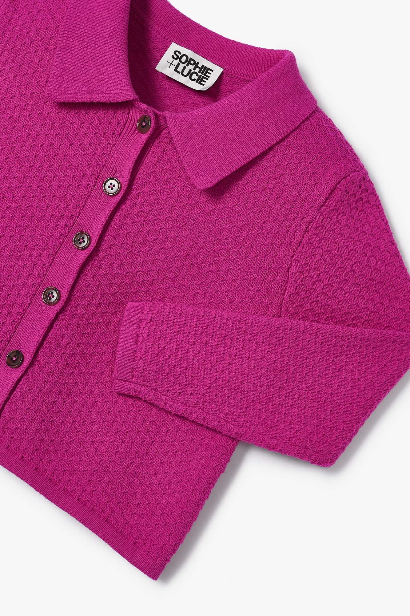 ANTONIA JACKET FUCHSIA KNIT