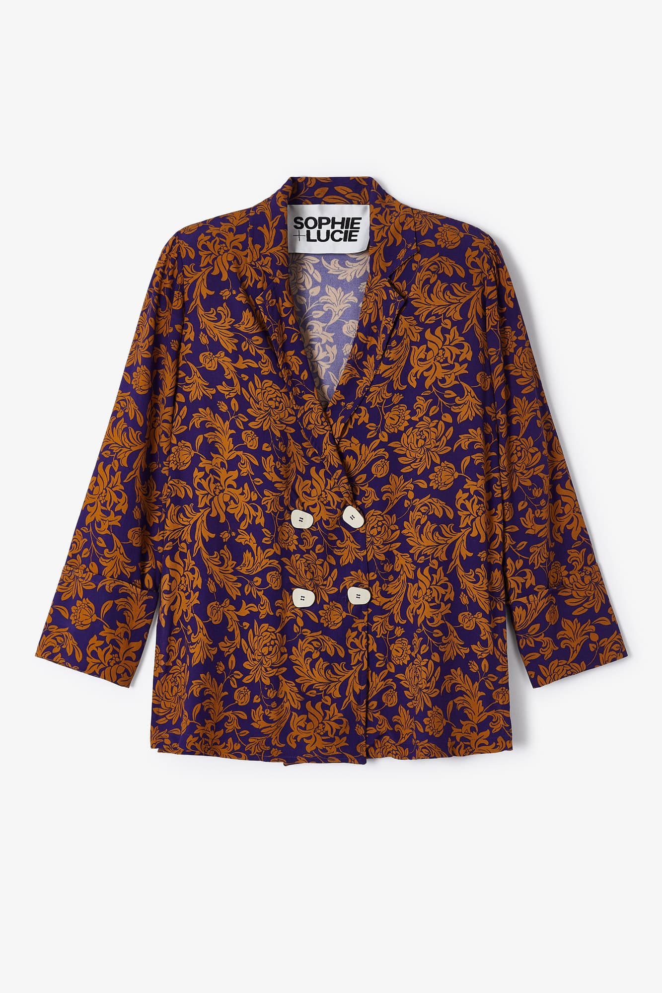 CHAQUETA ICON RETRO MORADO