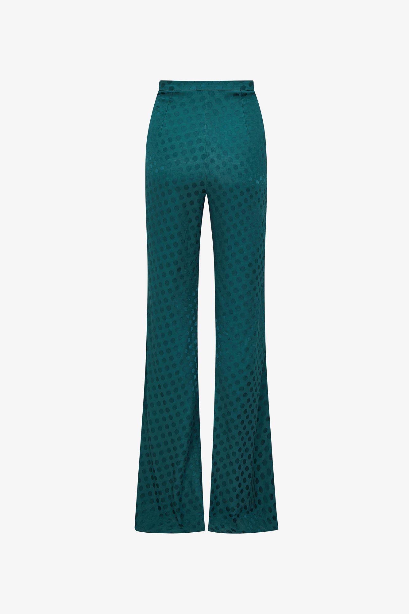 PANTALON PLIEGUE TOPOS VERDE