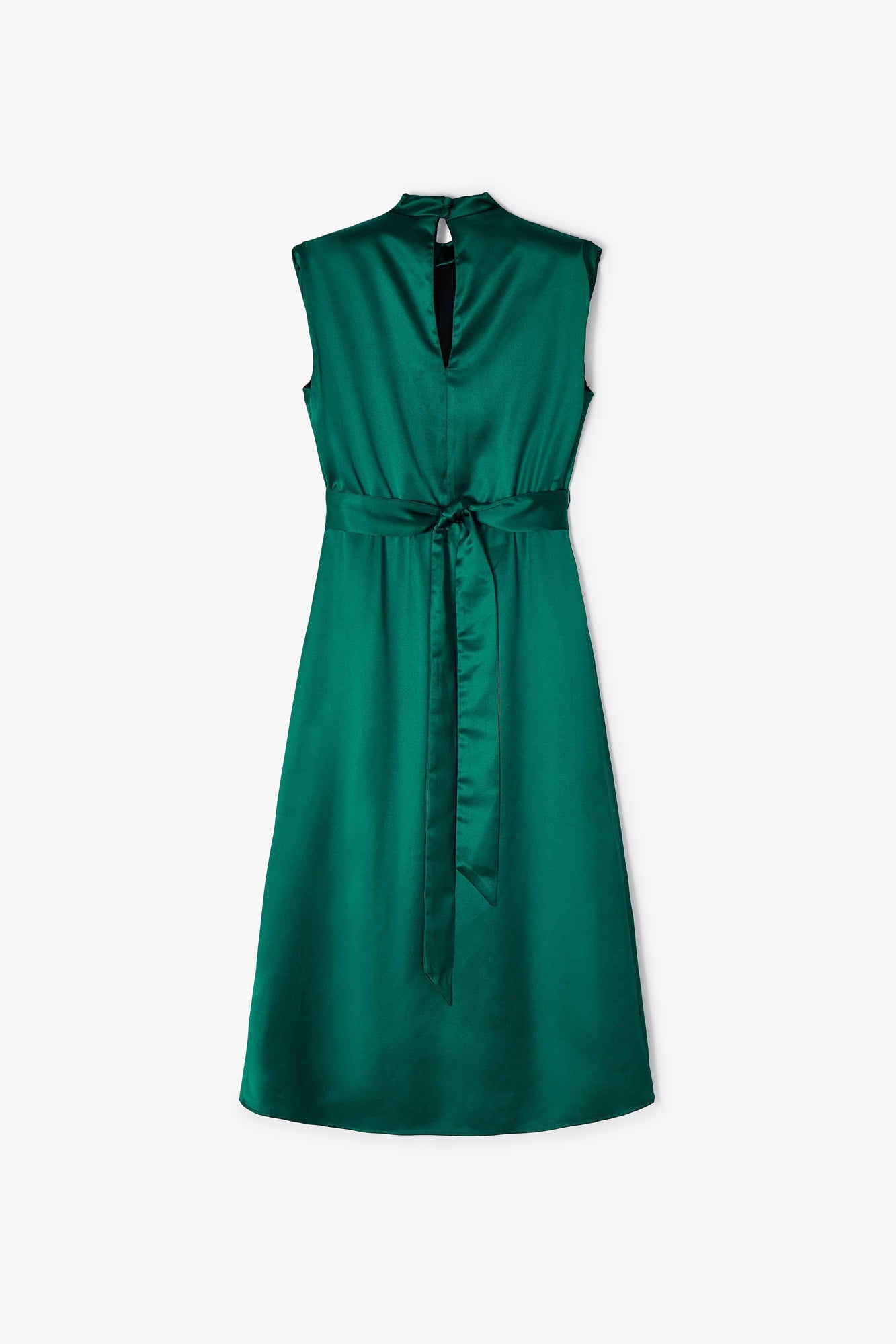 VESTIDO VAL SATEN VERDE