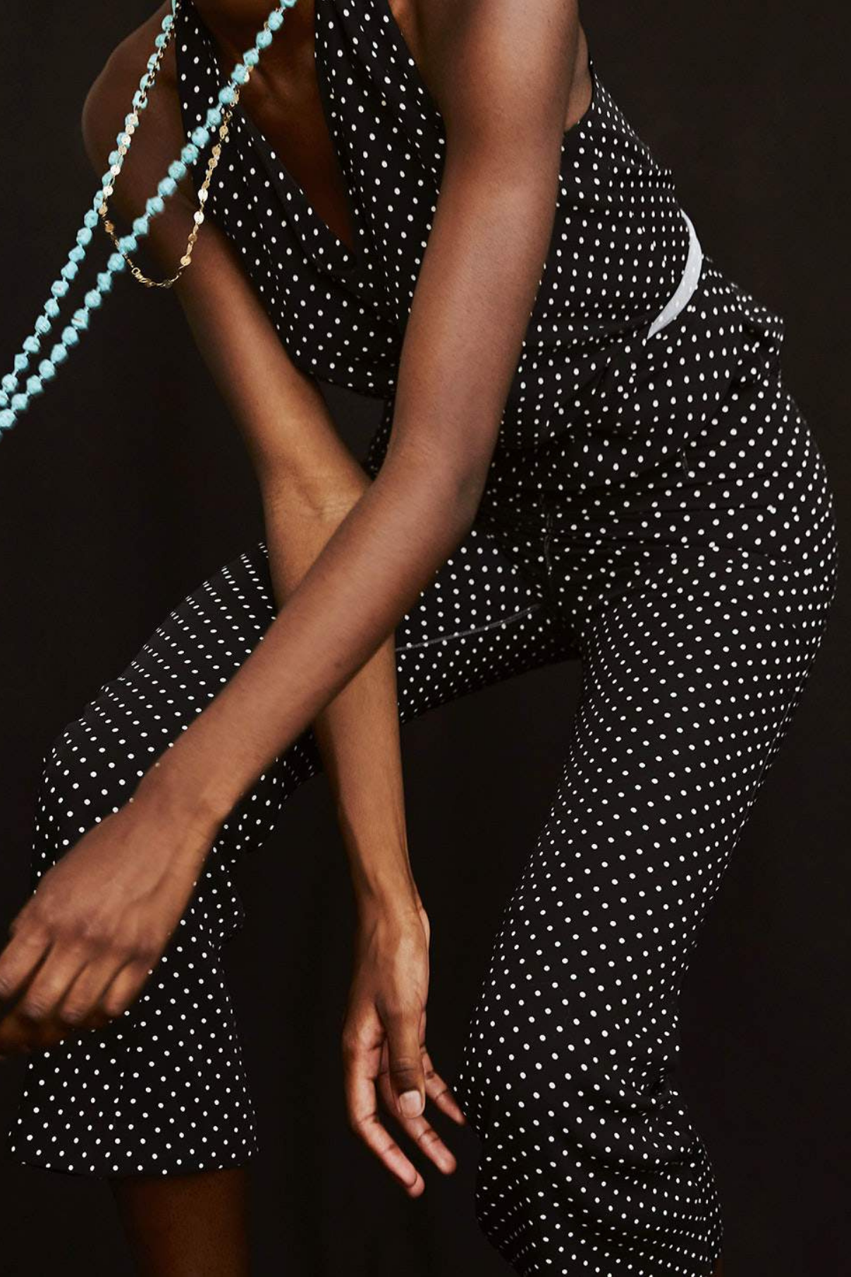 MINI POLKA DOT CROP PANTS