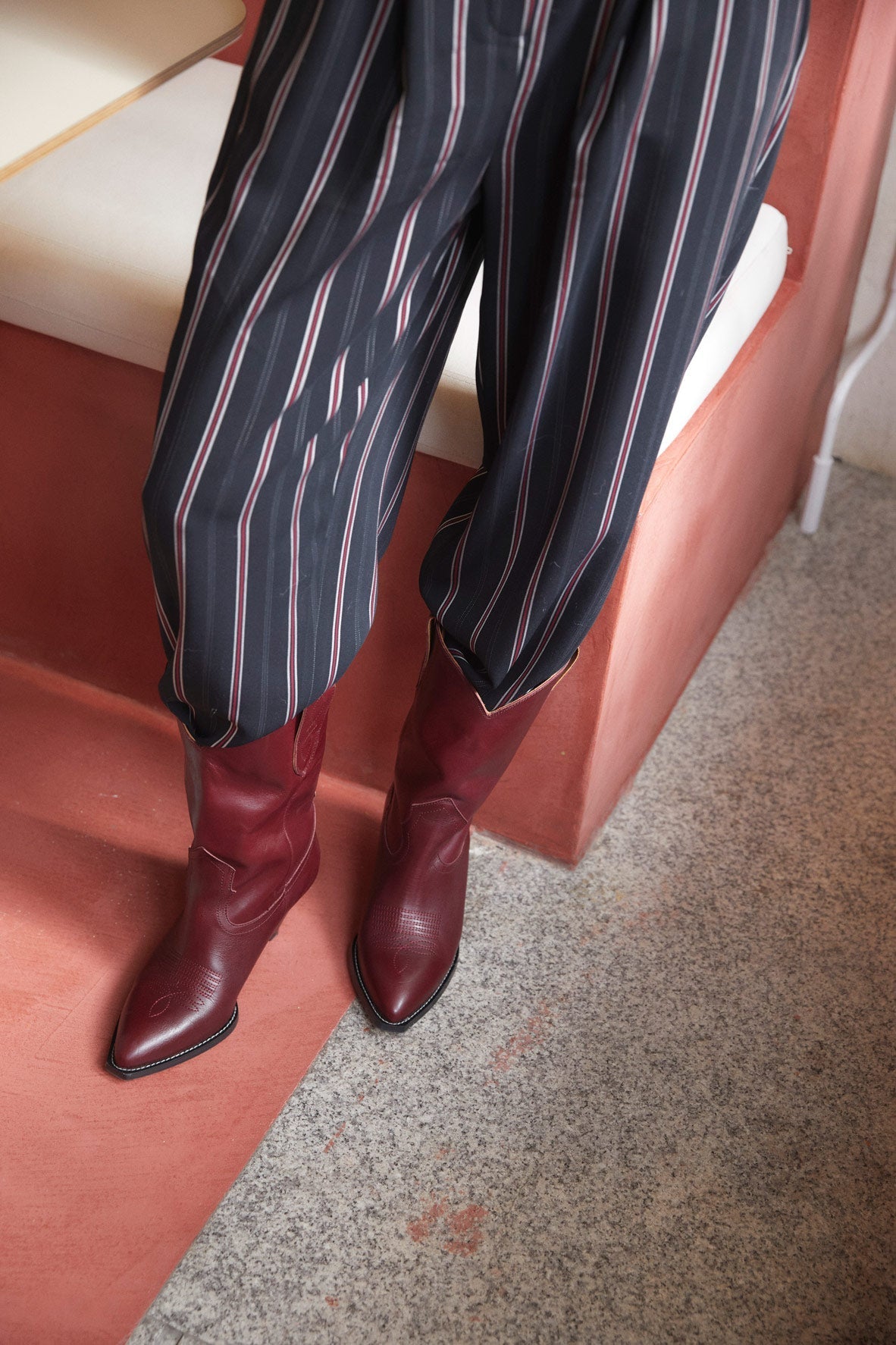 FRANKLI PANTS RED STRIPES