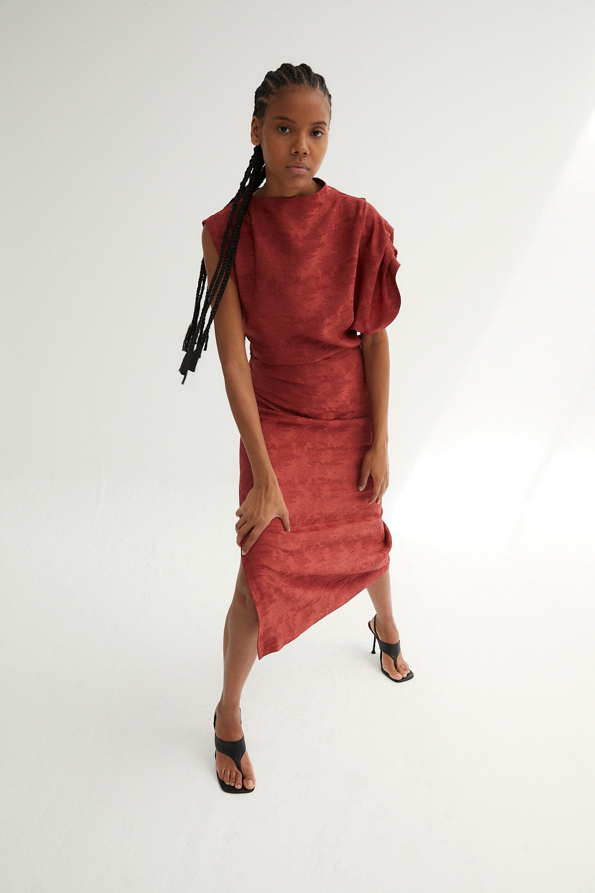 HARA JCQ RUSTIC TILE DRESS