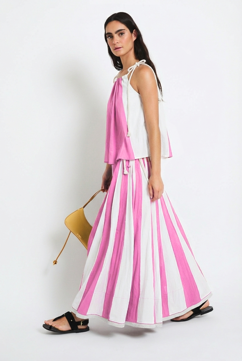 TOTAL LOOK CIRCO VOILE ROSA
