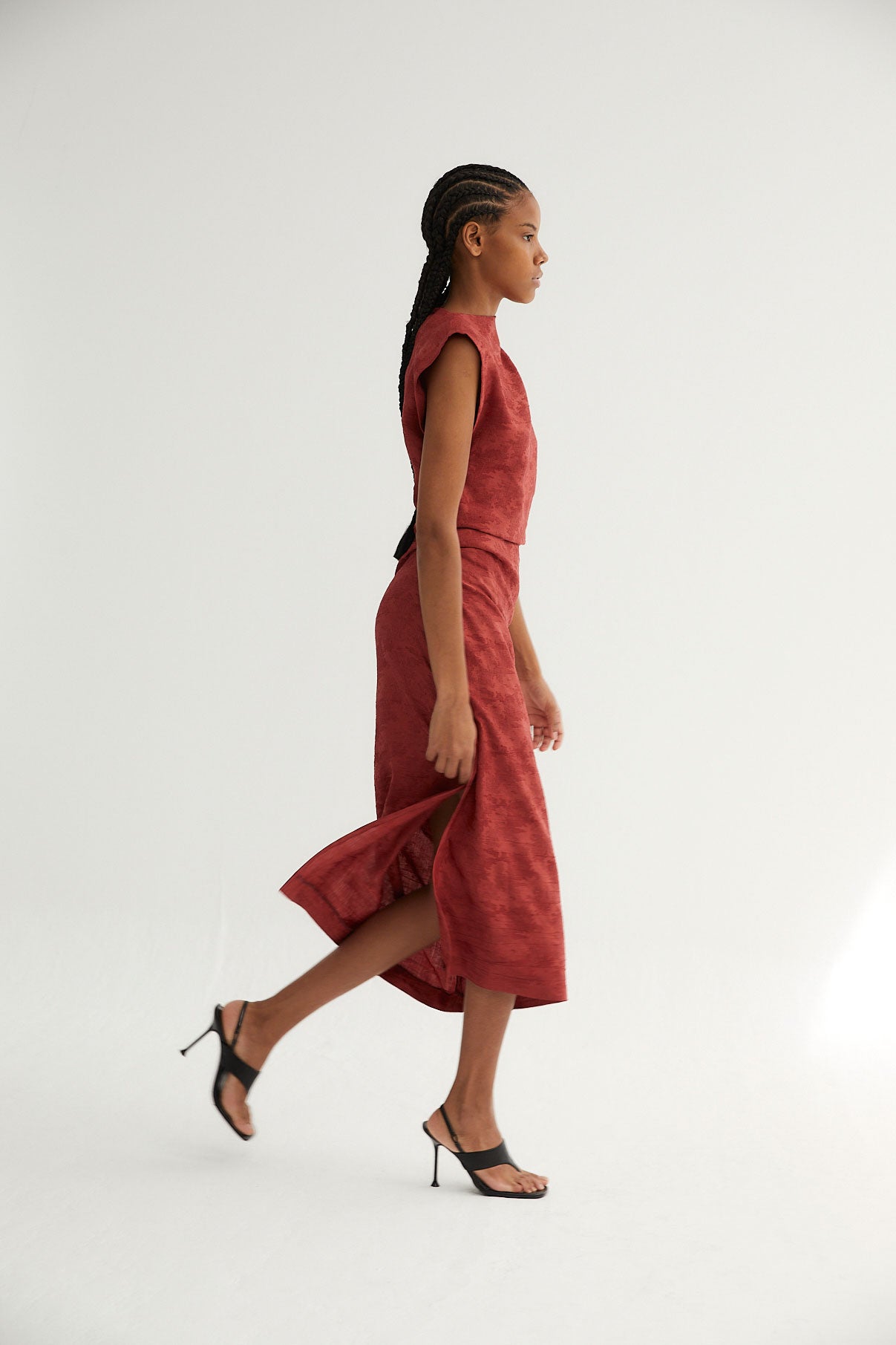 HARA JCQ RUSTIC TILE DRESS