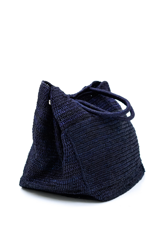 BOLSO PAULA RAFIA AZUL