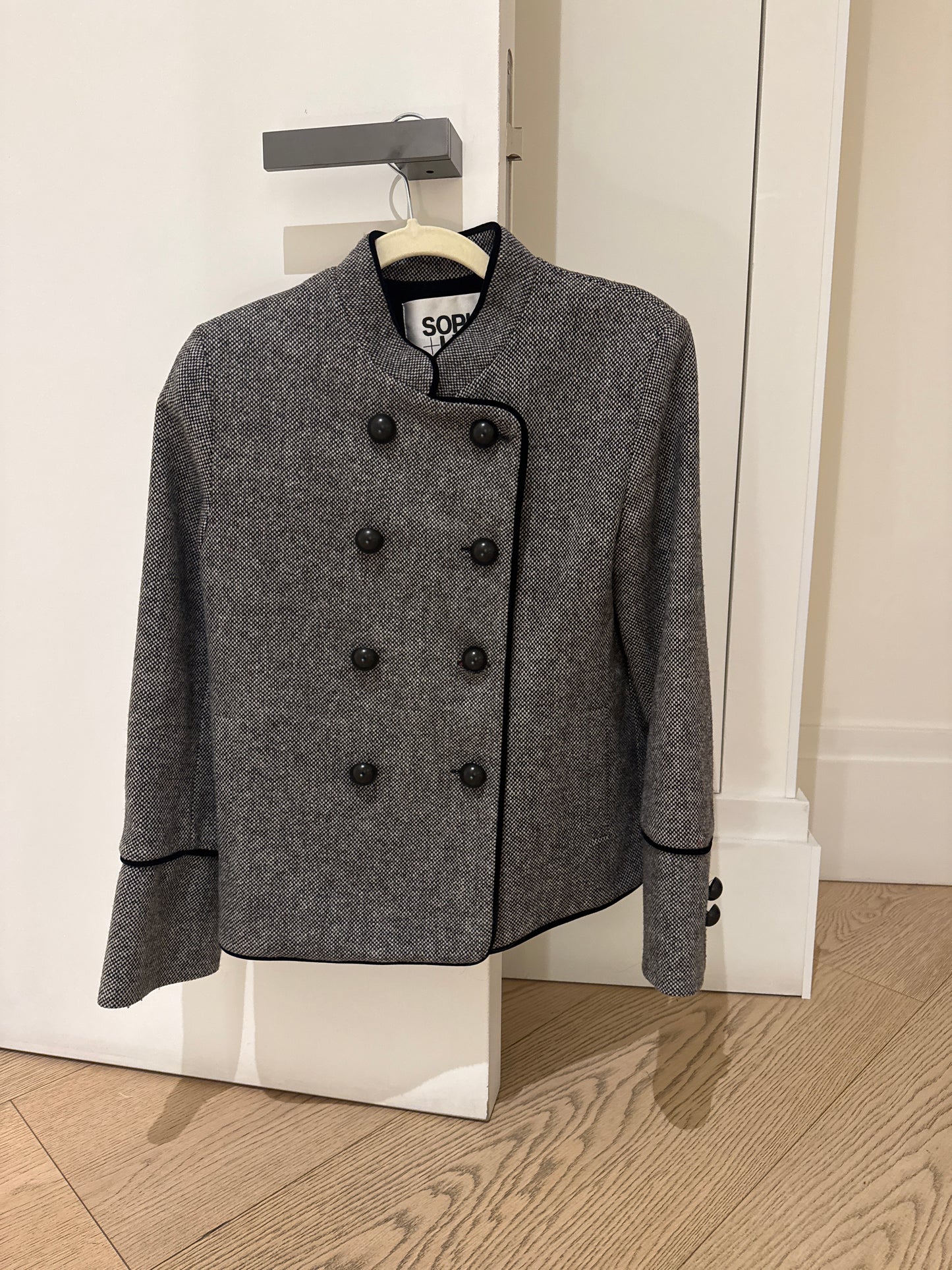 VIENA CHEVIOT GREY JACKET