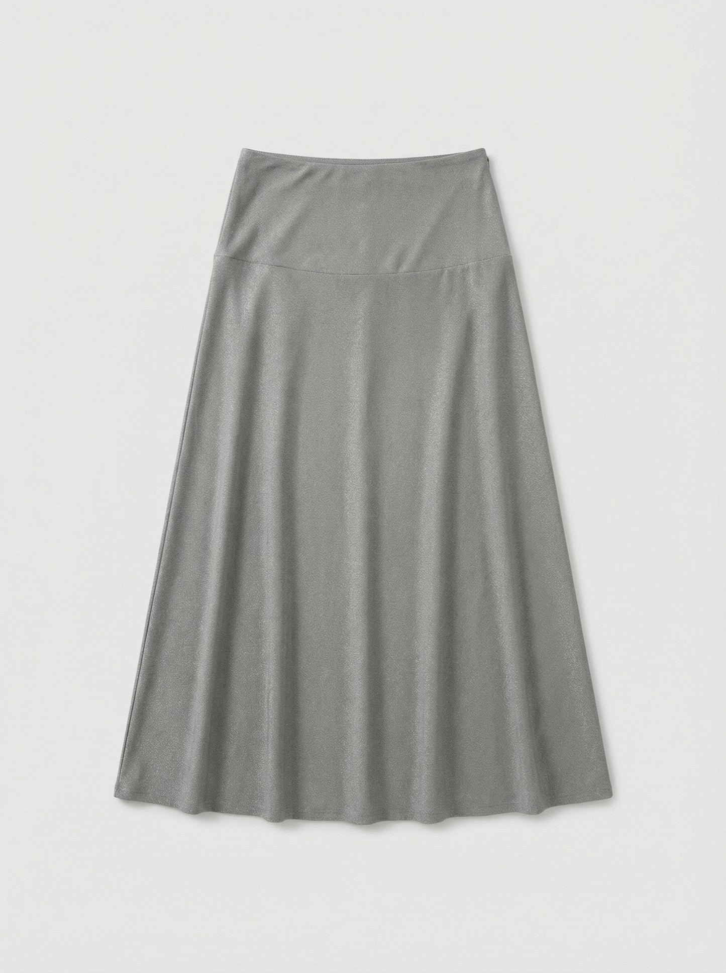 FALDA ARCO LUREX PLATA