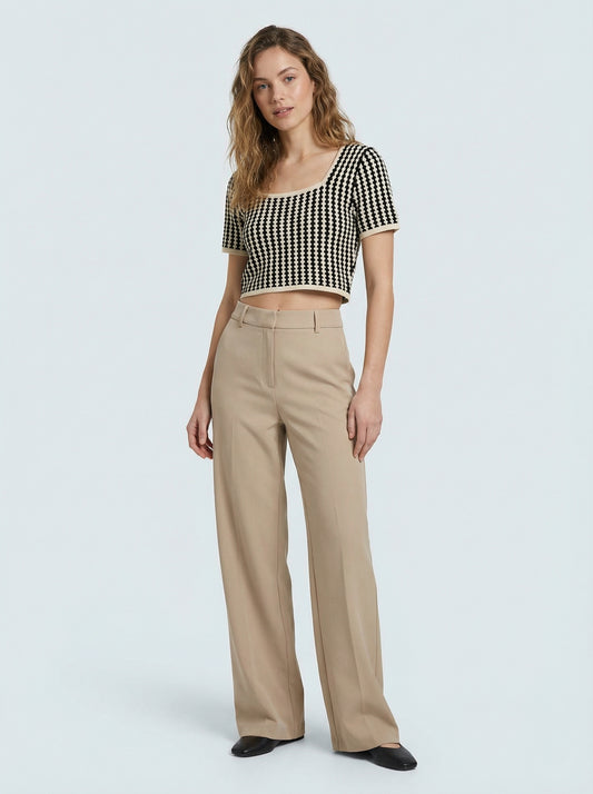 TOP ANTONIA TWO-TONE KNIT