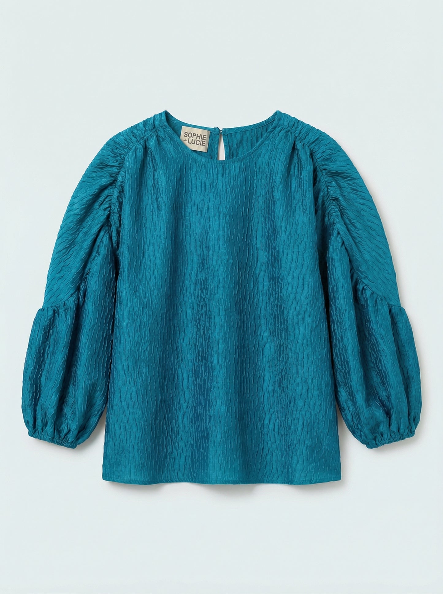 PATI MELTA TURQUOISE BLOUSE