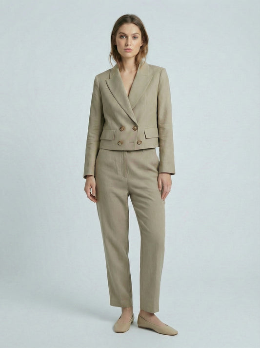 Traje chaqueta verde