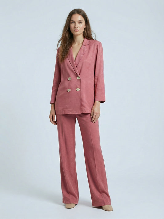 Total look crop rosa