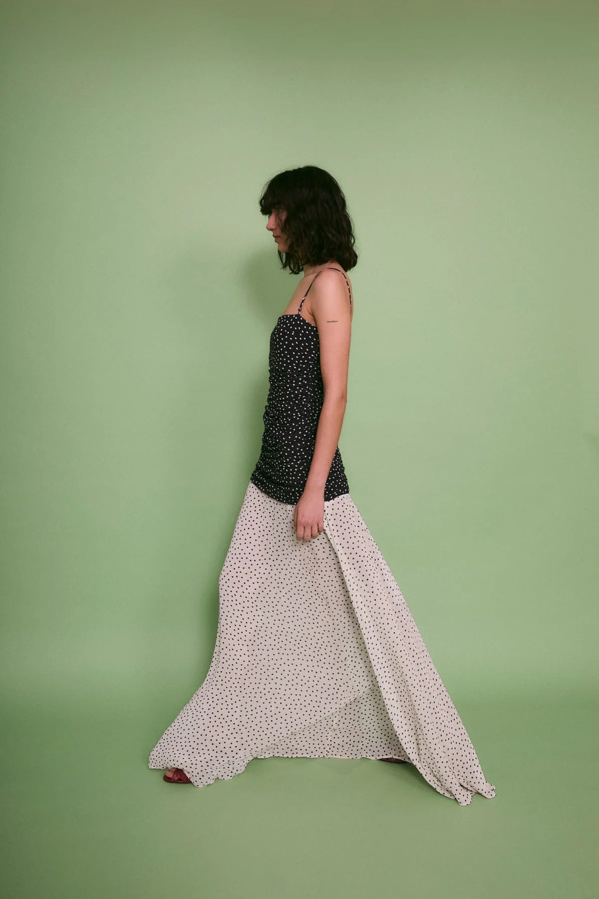 VESTIDO JANA POLKA BLACK