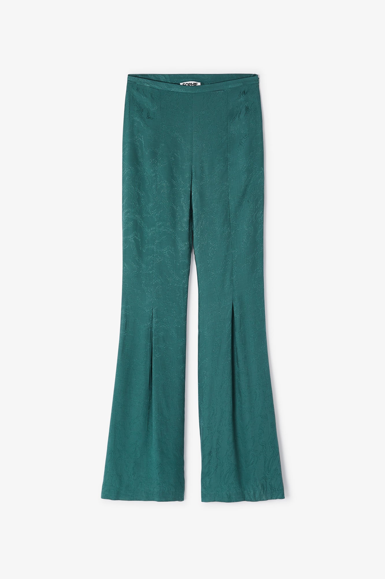 PANTALON PLIEGUE ONDAS COBALTO